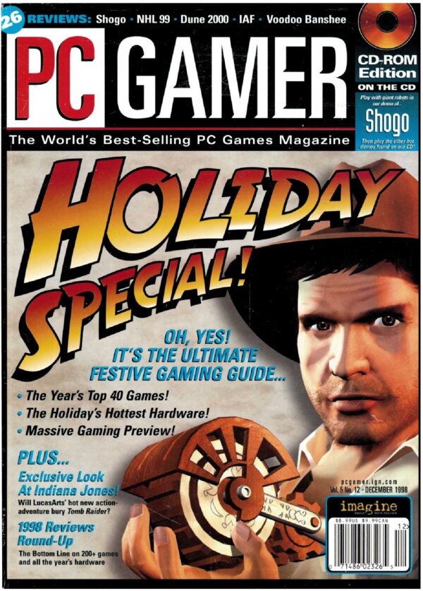 PC Gamer US   Issue 055 (Vol. 5 No. 12   Dec 1998) cover
